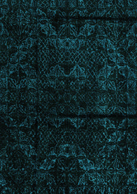 Abstract Turquoise Modern Rug, abs4431turq