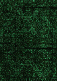 Abstract Green Modern Rug, abs4431grn