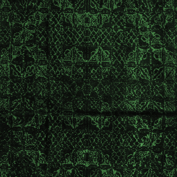 Machine Washable Abstract Emerald Green Modern Area Rugs, wshabs4431emgrn