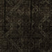 Square Abstract Brown Modern Rug, abs4431brn