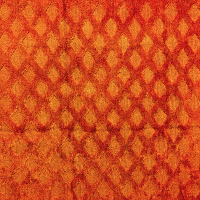 Square Machine Washable Abstract Yellow Modern Rug, wshabs4432yw