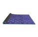 Sideview of Abstract Blue Modern Rug, abs4432blu