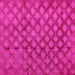 Square Machine Washable Abstract Pink Modern Rug, wshabs4432pnk