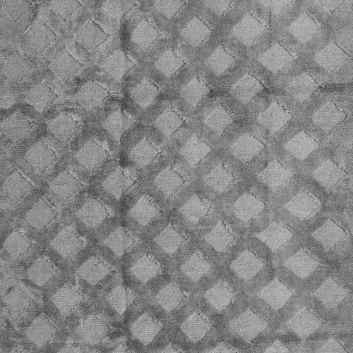 Machine Washable Abstract Gray Modern Rug, wshabs4432gry