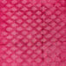 Square Abstract Hot Deep Pink Modern Rug, abs4432