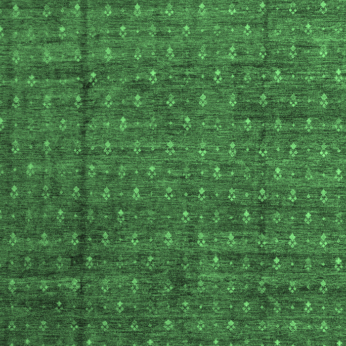 Machine Washable Abstract Emerald Green Modern Area Rugs, wshabs4433emgrn