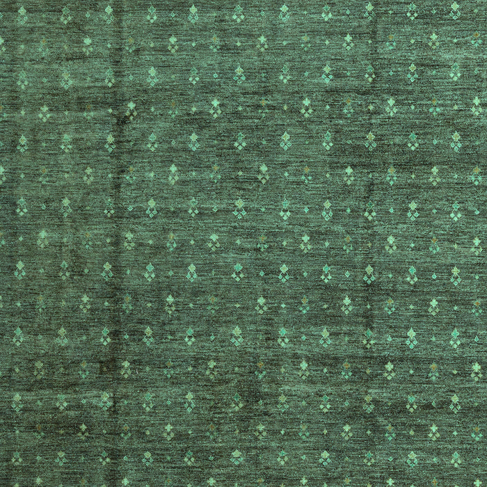 Machine Washable Abstract Turquoise Modern Area Rugs, wshabs4433turq