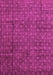 Machine Washable Abstract Pink Modern Rug, wshabs4433pnk