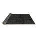 Sideview of Abstract Gray Modern Rug, abs4434gry