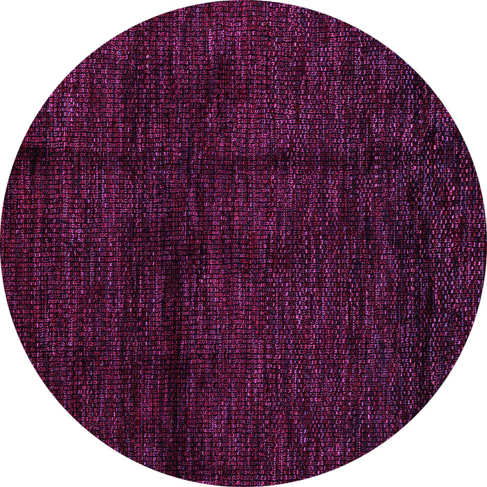 Round Machine Washable Abstract Pink Modern Rug, wshabs4434pnk