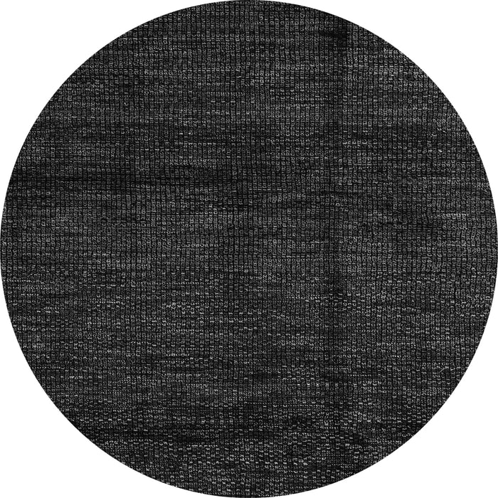 Round Machine Washable Abstract Gray Modern Rug, wshabs4434gry