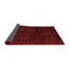 Abstract Red Modern Area Rugs