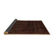 Sideview of Abstract Brown Modern Rug, abs4434brn