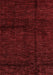 Abstract Red Modern Area Rugs