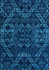 Abstract Light Blue Modern Rug, abs4435lblu