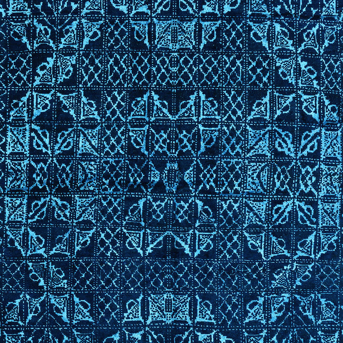 Abstract Light Blue Modern Rug, abs4435lblu