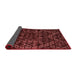 Abstract Red Modern Area Rugs