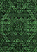 Abstract Emerald Green Modern Rug, abs4435emgrn