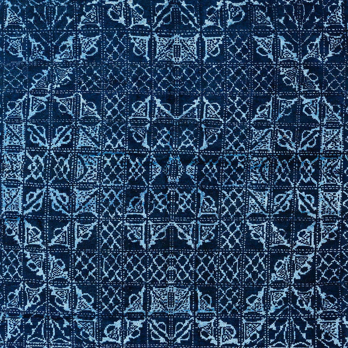 Abstract Blue Modern Rug, abs4435