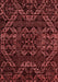 Abstract Red Modern Area Rugs