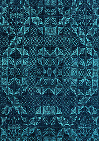 Abstract Turquoise Modern Rug, abs4435turq