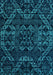 Abstract Turquoise Modern Rug, abs4435turq