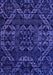 Machine Washable Abstract Purple Modern Area Rugs, wshabs4435pur