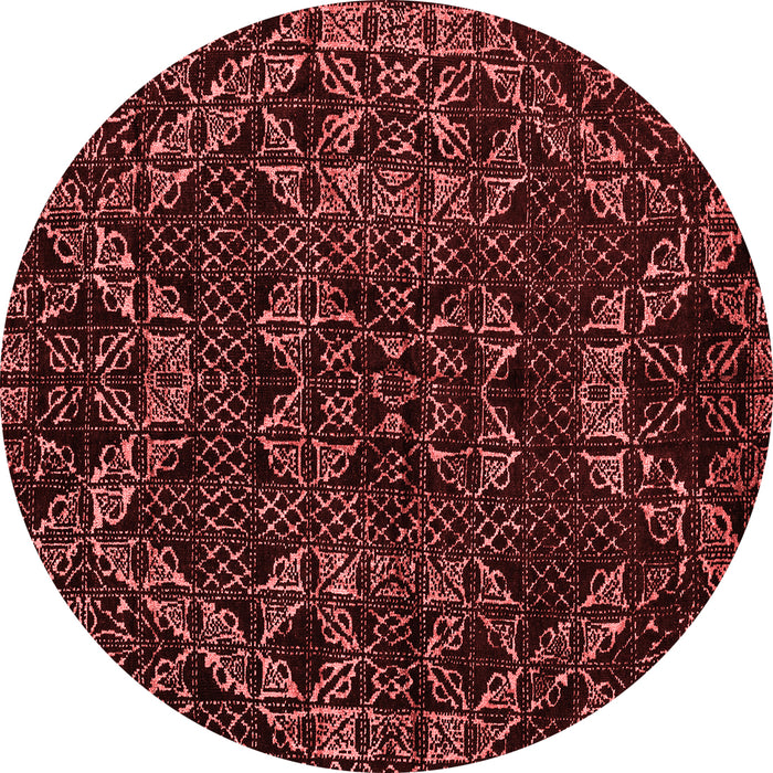 Abstract Red Modern Rug, abs4435red