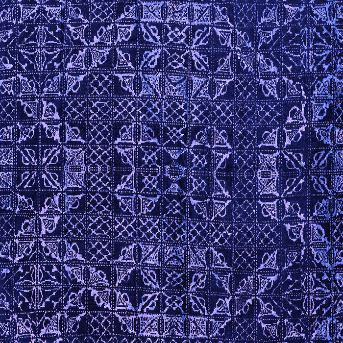 Square Abstract Purple Modern Rug, abs4435pur
