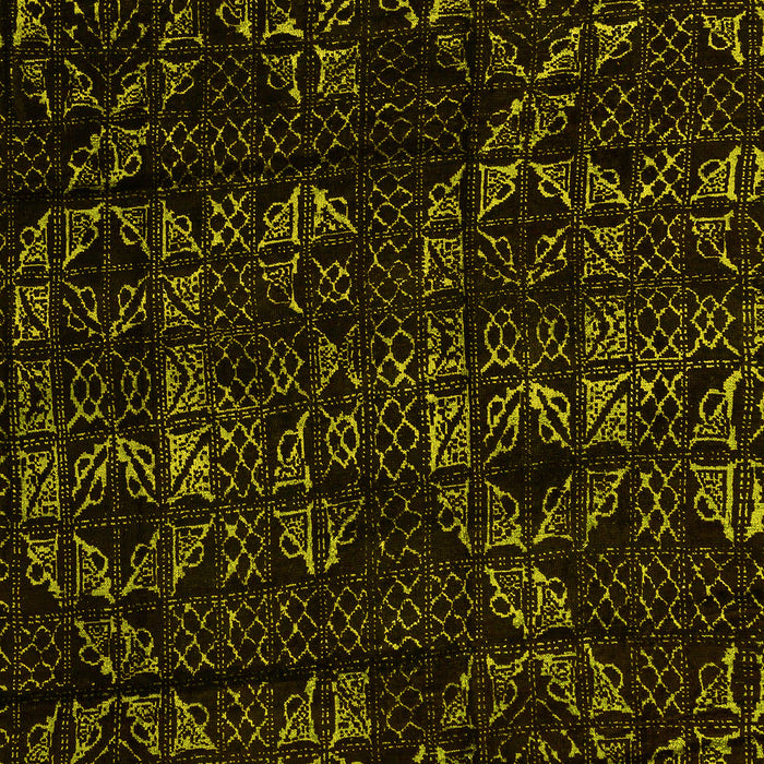 Machine Washable Abstract Yellow Modern Rug, wshabs4436yw