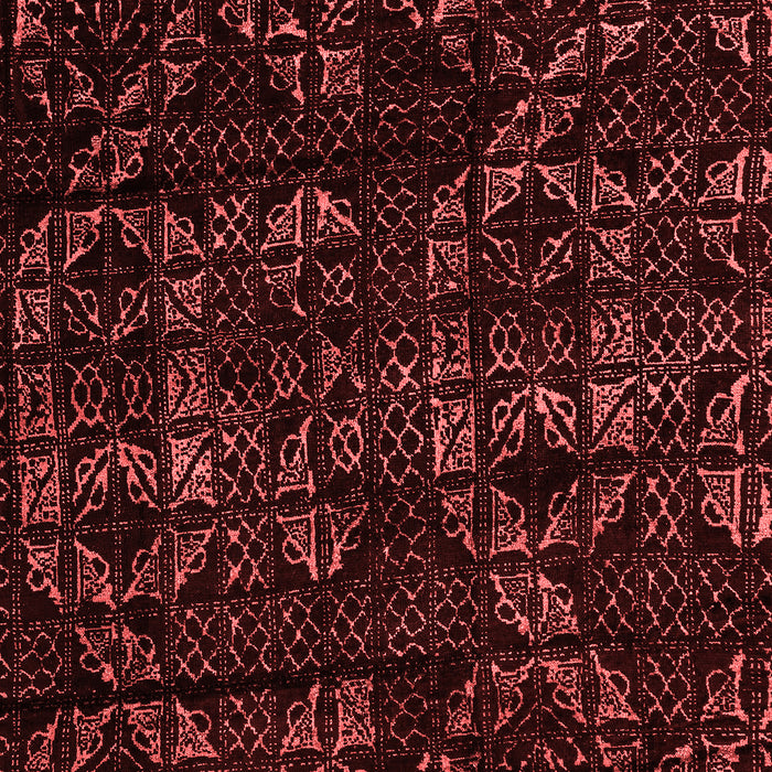 Machine Washable Abstract Red Modern Rug, wshabs4436red