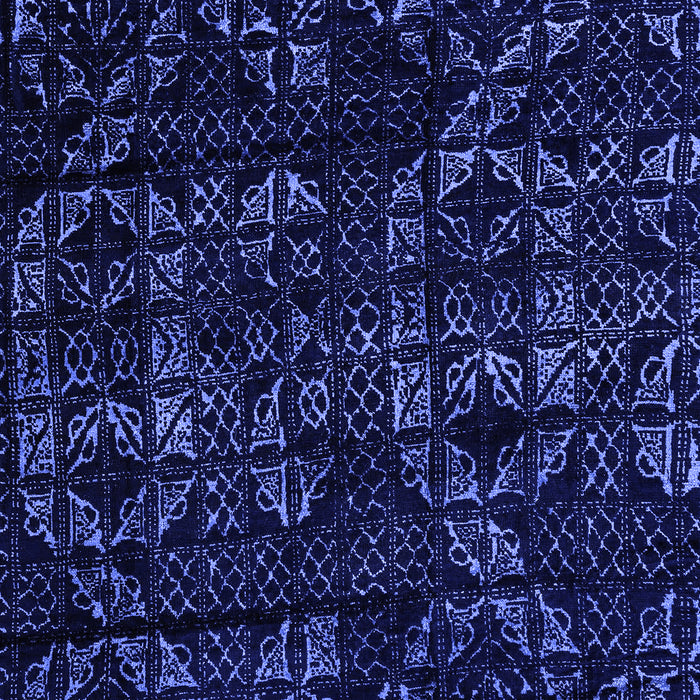 Machine Washable Abstract Blue Modern Rug, wshabs4436blu