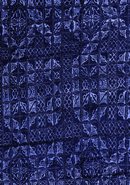 Abstract Blue Modern Rug, abs4436blu