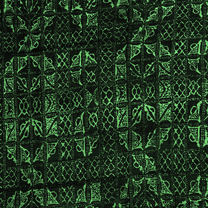 Abstract Emerald Green Modern Rug, abs4436emgrn