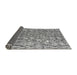 Sideview of Abstract Gray Modern Rug, abs4437gry