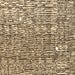 Square Abstract Brown Modern Rug, abs4437brn