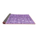 Sideview of Abstract Purple Modern Rug, abs4437pur