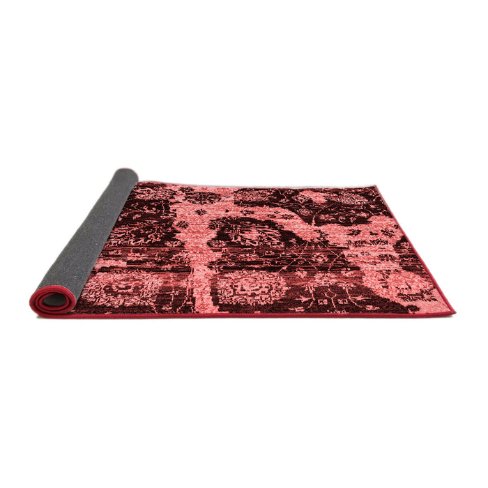 Abstract Red Modern Area Rugs
