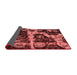 Abstract Red Modern Area Rugs