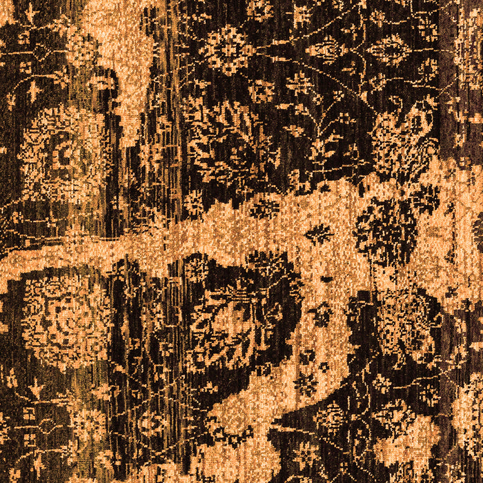 Machine Washable Abstract Orange Modern Area Rugs, wshabs4438org