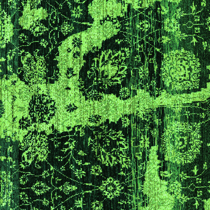 Machine Washable Abstract Green Modern Area Rugs, wshabs4438grn