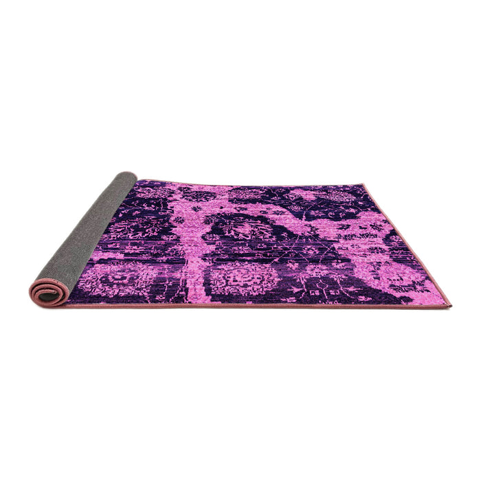 Sideview of Abstract Pink Modern Rug, abs4438pnk