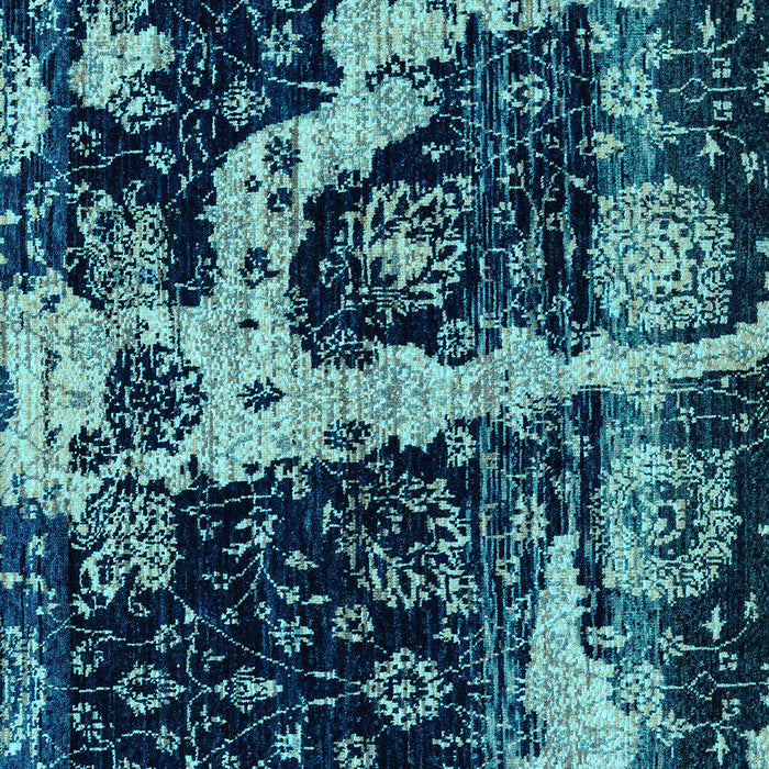 Abstract Light Blue Modern Rug, abs4438lblu