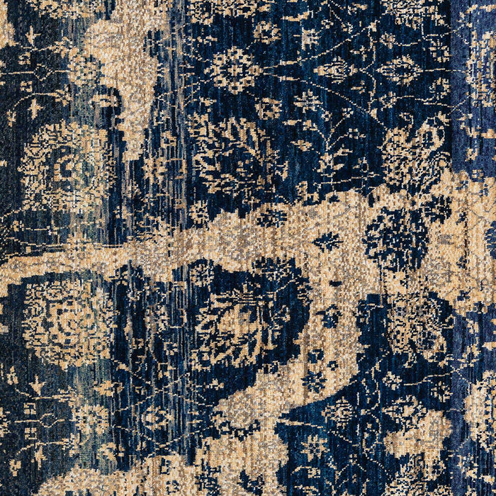 Abstract Blue Modern Rug, abs4438