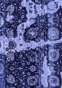 Abstract Blue Modern Rug, abs4438blu