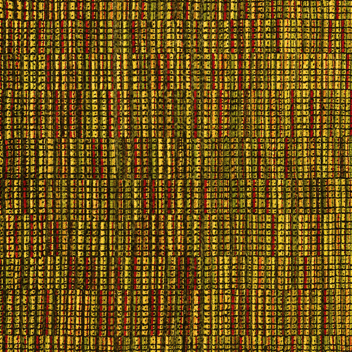 Square Abstract Yellow Modern Rug, abs4439yw