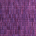 Square Machine Washable Abstract Purple Modern Area Rugs, wshabs4439pur