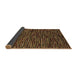 Sideview of Abstract Brown Modern Rug, abs4439brn