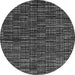 Round Machine Washable Abstract Gray Modern Rug, wshabs4439gry