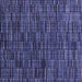 Square Abstract Blue Modern Rug, abs4439blu